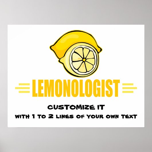 Humoureus Lemon Lover Poster (Voorkant)
