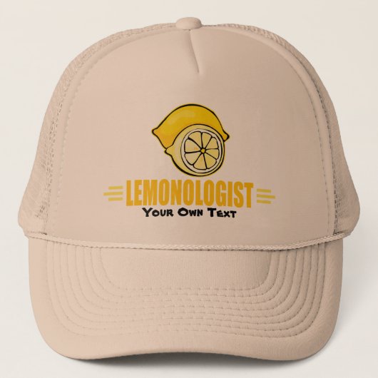 Humoureus Lemon Lover Trucker Pet (Voorkant)