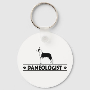 Humoureus Mantle Great Dane Sleutelhanger