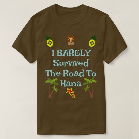 Humoureus Maui Hawaii Family Vacation Road naar Ha T-shirt (Design voorkant)