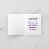 Humoureus Middeleeuwen Gevouwen Wenskaart Kaart (Binnen)