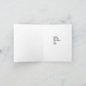 Humoureus mijn eigen taal wenskaart spreken kaart (Binnen)