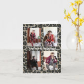 Humoureus mijn eigen taal wenskaart spreken kaart (Gele Bloem)