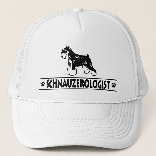 Humoureus Miniatuur Schnauzer Trucker Pet (Voorkant)