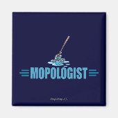 Humoureus Mop Mopping Magneet (Voorkant)