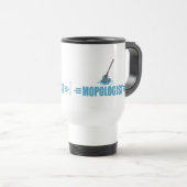 Humoureus Mop Mopping Reisbeker (Voorkant rechts)