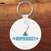 Humoureus Mop Mopping Sleutelhanger (Voorkant)