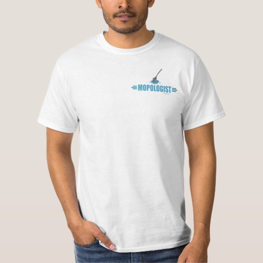 Humoureus Mop Mopping T-shirt (Voorkant)
