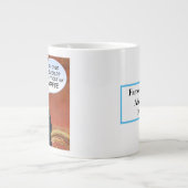 Humoureus Napoleon Coffee Quote Grote Koffiekop (Voorkant)