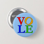 Humoureus Neem LOVE T-shirts en cadeautjes aan Ronde Button 5,7 Cm (Voorkant /achterkant)