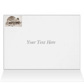 Humoureus nog leven tekening van de hondenschuifku (Binnen Horizontaal (Boven))