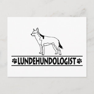 Humoureus Noors Lundehund Briefkaart