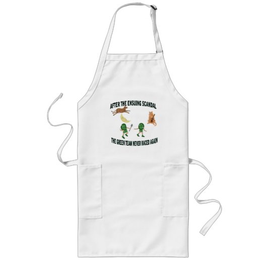 Humoureus Nursery Rhyme Apron Lang Schort (Voorkant)