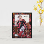 Humoureus Okie-Dokey is dit hoe het is Kaart (Gele Bloem)