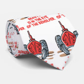 Humoureus Old Tractor Jalopy Beauty Stropdas (Opgerold)