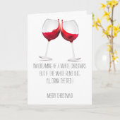 Humoureus ontwerp voor kerstKaart Kaart (Gele Bloem)