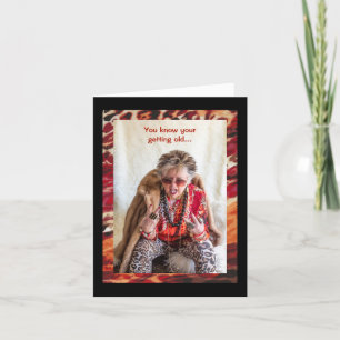 Humoureus ouder Wenskaart Kaart