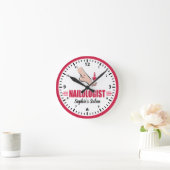 Humoureus Pink Pools nagelzout Ronde Klok (Huis)