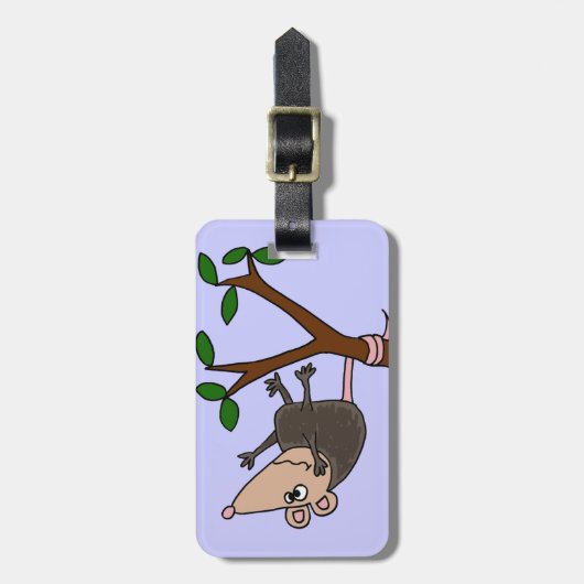 Humoureus Possum Dangling from Tree Bagagelabel (Voorkant verticaal)