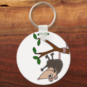 Humoureus Possum Dangling from Tree Sleutelhanger (Voorkant)