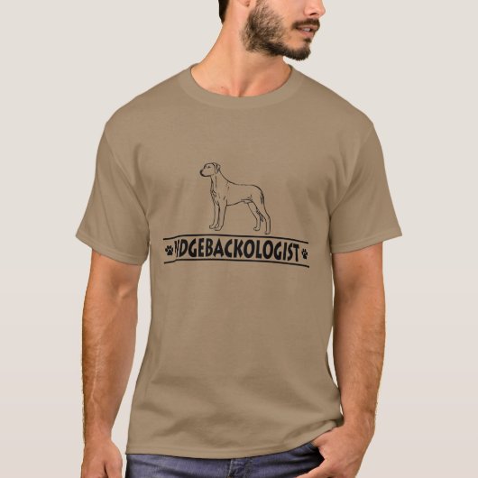 Humoureus Rhodesian Ridgeback T-shirt (Voorkant)