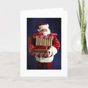 Humoureus Santa Claus Wenskaart Feestdagen Kaart