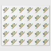 Humoureus Sasquatch, grappige Big Foot Cadeaupapier (Vlak)