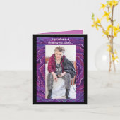 Humoureus schoonmaken van het wenskaart van het hu kaart (Gele Bloem)