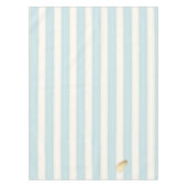 Humoureus strijkmerk Von Cute Blue Striped Tafelkleed (Voorkant)
