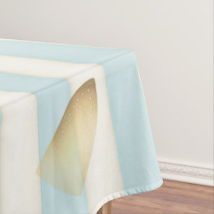 Humoureus strijkmerk Von Cute Blue Striped Tafelkleed