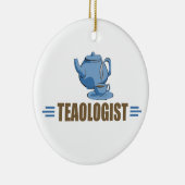 Humoureus Tea Keramisch Ornament (Rechts)