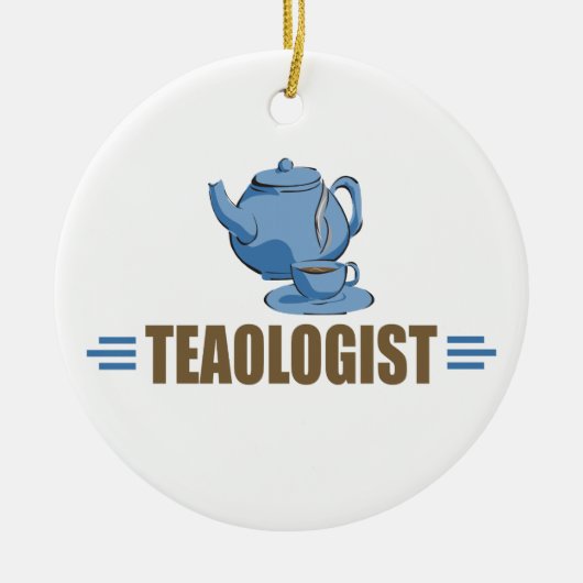 Humoureus Tea Keramisch Ornament (Voorkant)