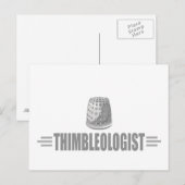 Humoureus Thimble Sewing Briefkaart (Voorkant / Achterkant)