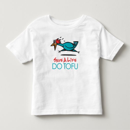 Humoureus Tofu-ontwerp Kinder Shirts (Voorkant)