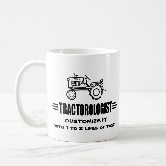 Humoureus tractor Racing Koffiemok (Links)