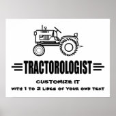 Humoureus tractor Racing Poster (Voorkant)