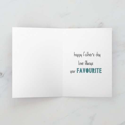 Humoureus vaderdag kaart (Binnen)