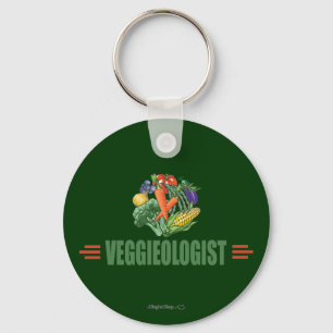 Humoureus vegetariër sleutelhanger