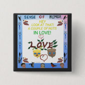 Humoureus verzamelbare Button (Voorkant)