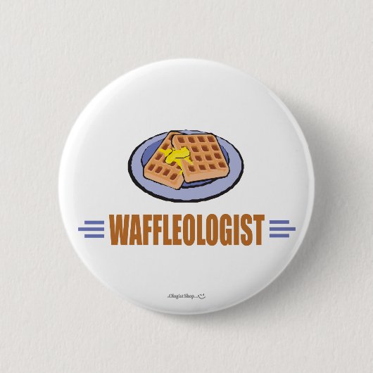 Humoureus Waffle Chef Ronde Button 5,7 Cm (Voorkant)