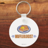 Humoureus Waffle Chef Sleutelhanger (Voorkant)