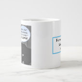 Humoureus Winston Churchill Coffee Quote Grote Koffiekop (Voorkant)