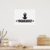 Humoureus Yoga Poster (Keuken)