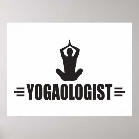 Humoureus Yoga Poster (Voorkant)