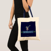 Humoureus zwemmen tote bag (Voorkant (product))