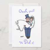 Humoureuze aankondiging van de opkomst. (Voorkant)