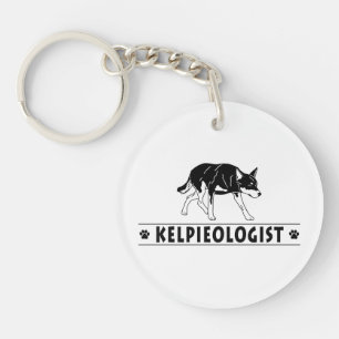 Humoureuze Australische kattenhond Sleutelhanger