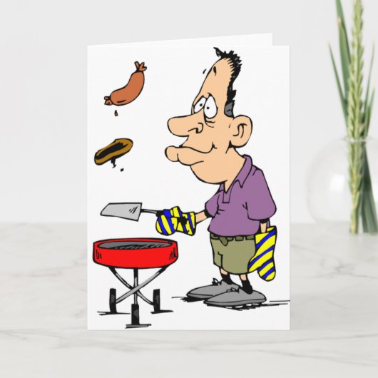 Humoureuze BBQ-cadeaus Kaart (Voorkant)
