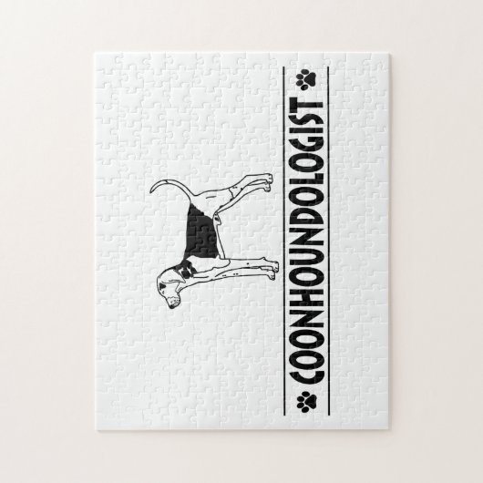 Humoureuze behandeling Walker Coonhound Legpuzzel (Verticaal)