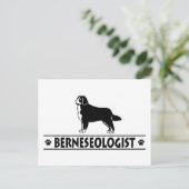 Humoureuze Bernese Mountain Dog Briefkaart (Staand voorkant)